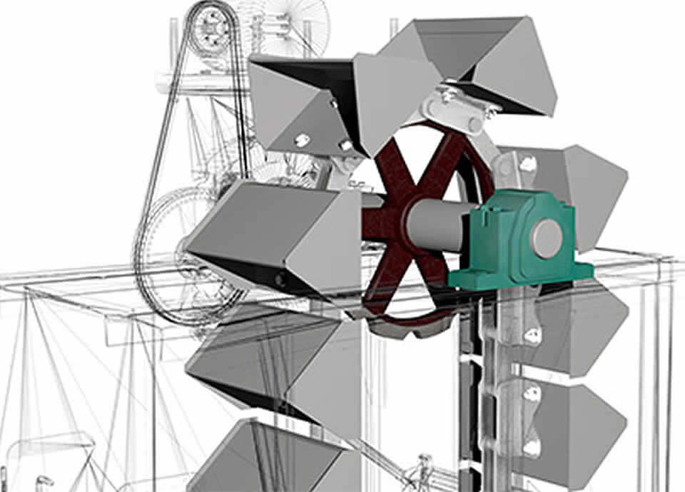 Bucket elevator design